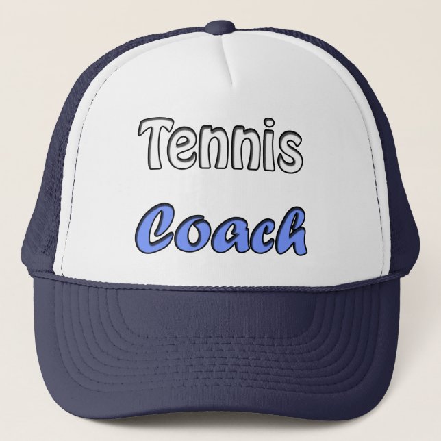 Tennis Coach Trucker Hat (Front)