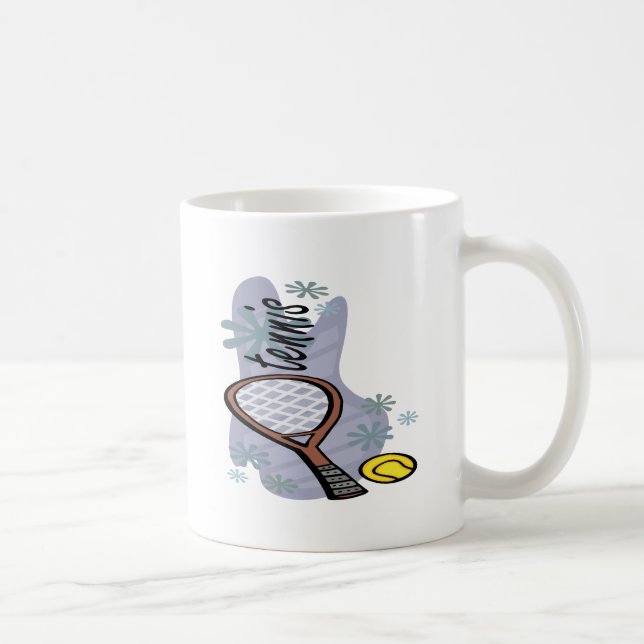 Tennis Coffee Mug (Right)