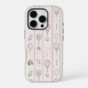Tennis Collage Pattern iPhone 16 Pro Case