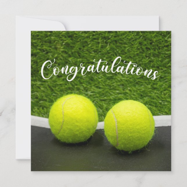 Tennis Congratulations (Front)