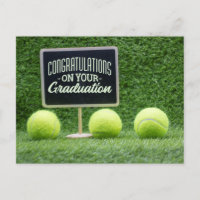 Tennis Congratulations for player  Graduation