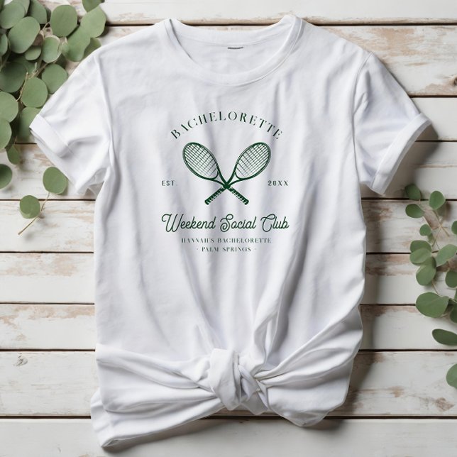 Tennis Country Club | Bachelorette  T-Shirt (Creator Uploaded)