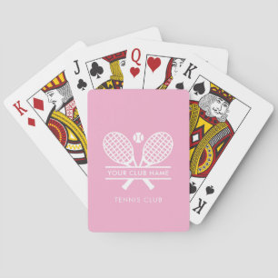 Tennis Country Club Team Name Custom Playing Cards
