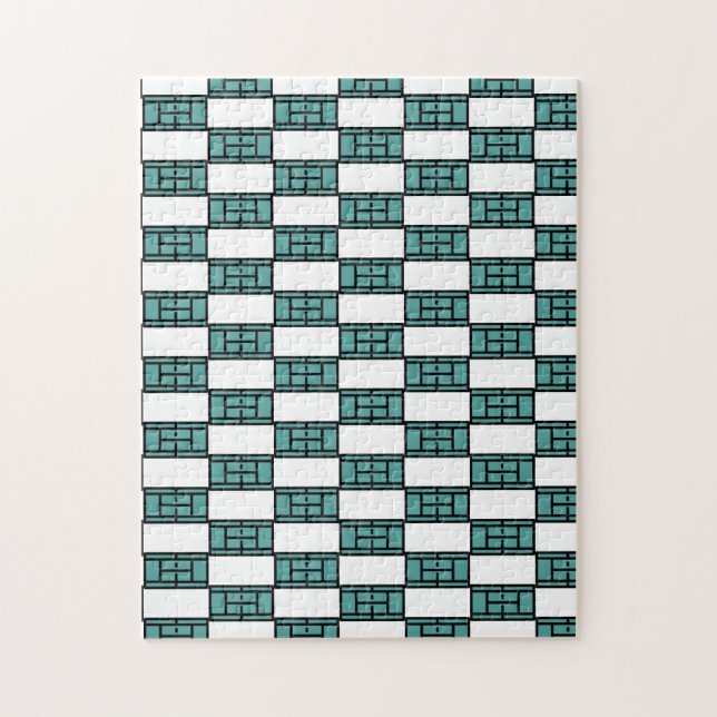 tennis-court jigsaw puzzle (Vertical)