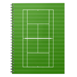 TENNIS COURT LINE MARKING Notebook
