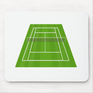 Tennis court mouse pad