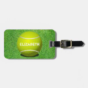 Tennis Custom Ball Luggage Tag