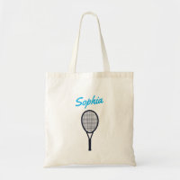 Tennis Custom Name Blue Black