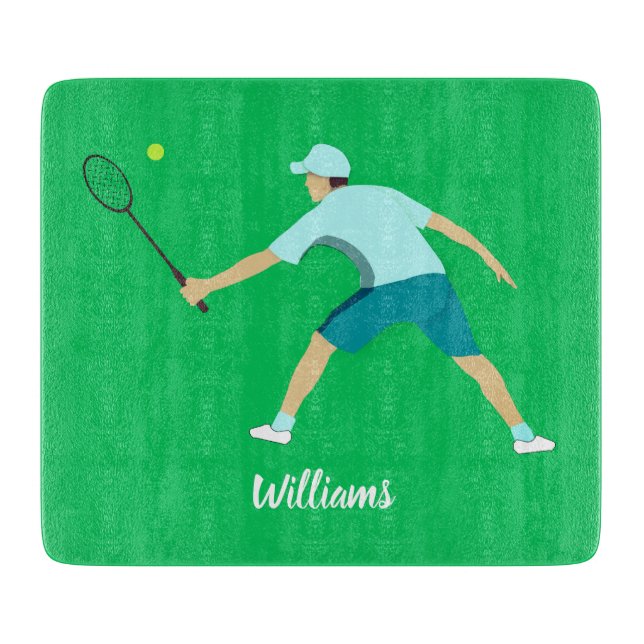 Tennis Cutting Board (Front)
