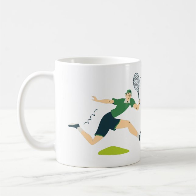 Tennis  Dad champion mug (Left)