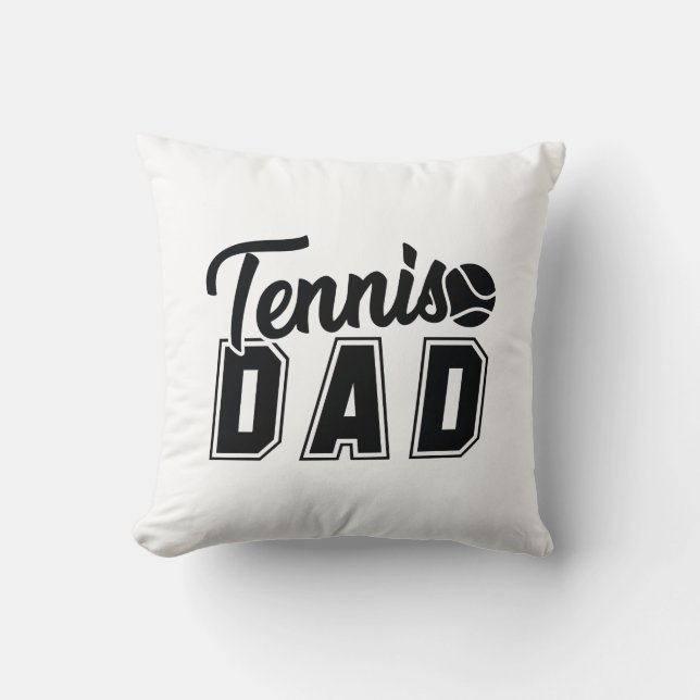 Tennis Dad Cushion (Front)