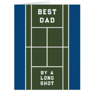 Tennis Dad Father's Day Card