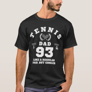 Tennis Dad Funny Sports Established 1993 T-Shirt