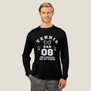 Tennis Dad Funny Sports Established 2008 Tri-Blend Shirt