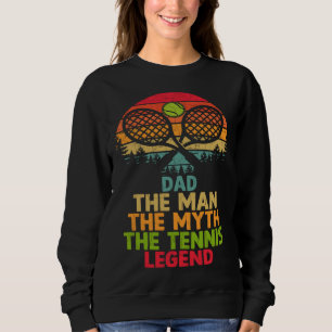Tennis Dad  Sports Player Expert Coach Graphic Sweatshirt
