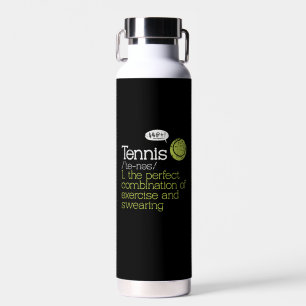 Tennis Definition Water Bottle