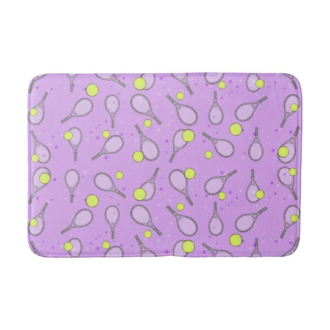 Tennis Design Bath Mat (Front)
