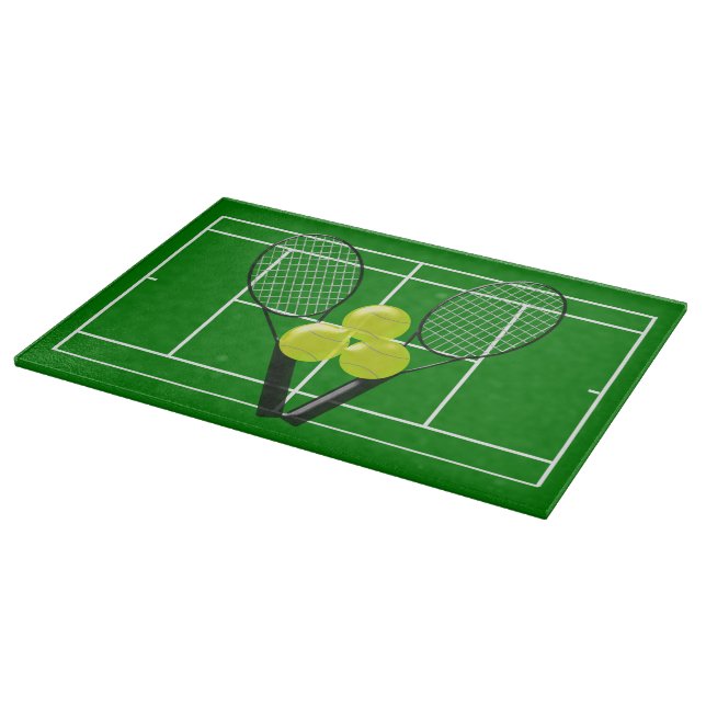 Tennis Design Cutting Board (Corner)