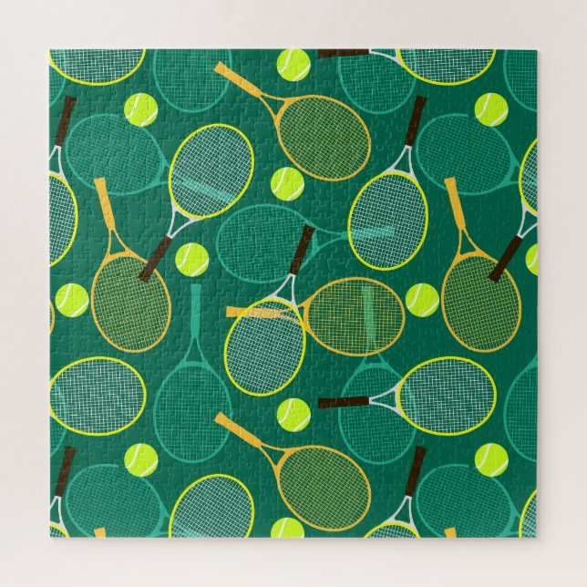 Tennis Design  Jigsaw Puzzle (Vertical)