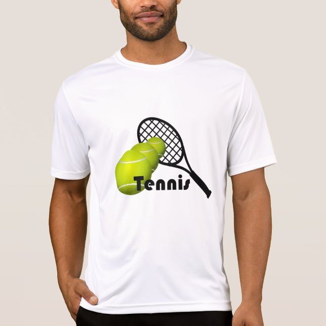 Tennis Design Men's Active Wear Sport-Tek T-Shirt (Front)