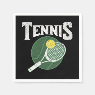Tennis design napkin