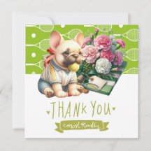 Tennis Dog with Ball and present