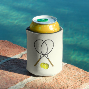 Tennis Doubles Cream Can Cooler