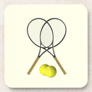 Tennis Doubles Cream Coaster