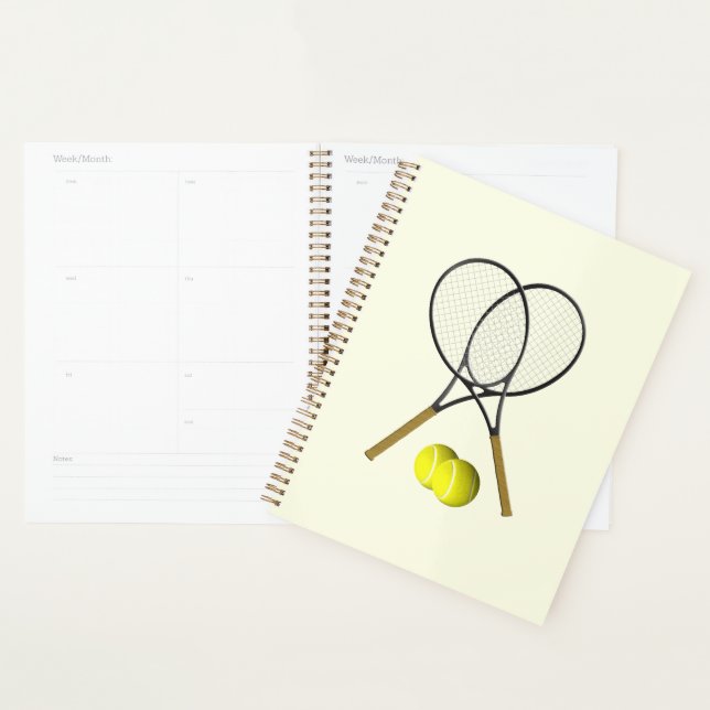 Tennis Doubles Cream Planner (Display)