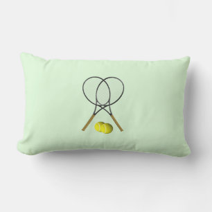 Tennis Doubles Green Lumbar Cushion