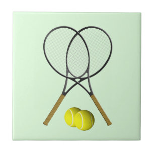 Tennis Doubles Green Tile