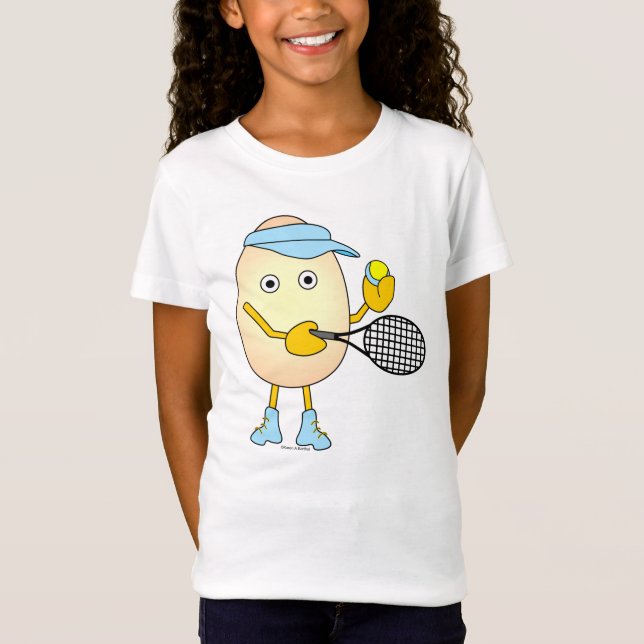 Tennis Egghead  T-Shirt (Front)