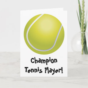 Tennis Fathers Day Card