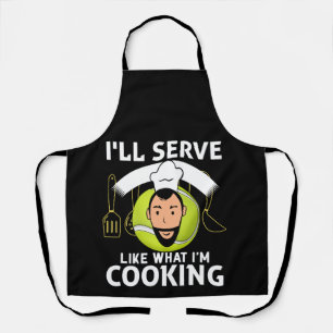 Tennis Funny Gifts for Tennis Player Apron