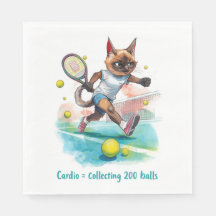 Tennis Funny Saying for Cat Lovers