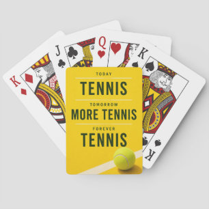 Tennis Funny saying for player Playing Cards