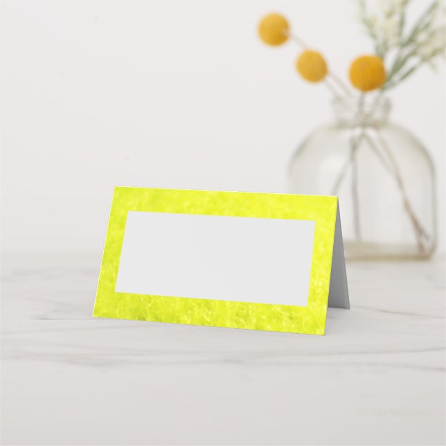 Tennis Fuzzies Place or Table Card (Front)