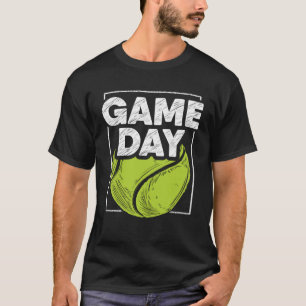 Tennis Game Day Player Coach Assistant Tennis Team T-Shirt