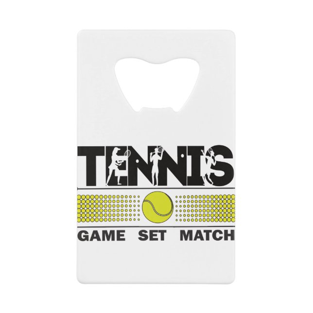 Tennis - Game Set Match (Front)