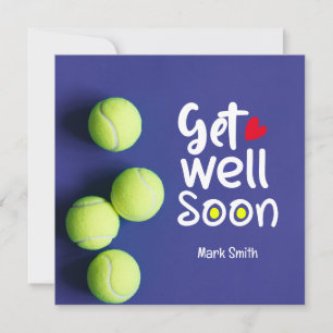 Tennis Get Well Soon  Card