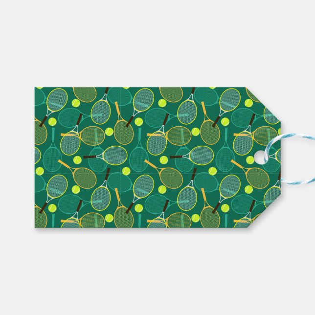 Tennis  gift tags (Front (Horizontal))