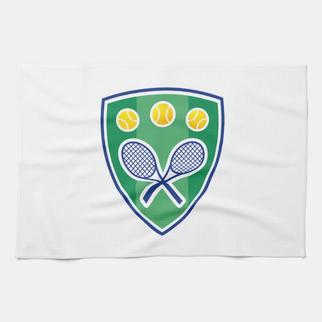 Tennis gift tea towel (Horizontal)