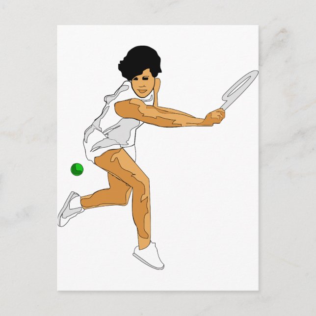 Tennis Girl Postcard (Front)