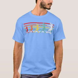 Tennis Girl Tennis Player Retro T-Shirt