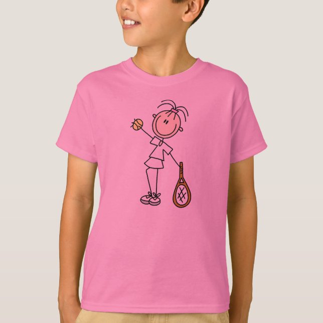 Tennis Girl Two T-Shirt (Front)