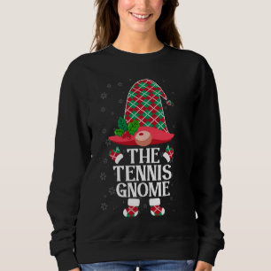 Tennis Gnome Matching Family Group Christmas Party Sweatshirt