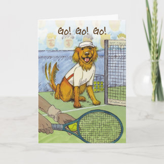 Tennis Golden Retriever - New Job Card
