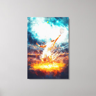 Tennis Grand Slam - Dynamic Sports Art - Powerful Canvas Print