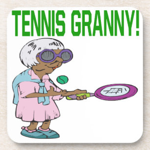Tennis Granny Coaster