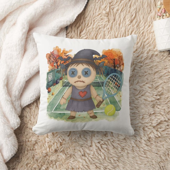 Tennis Halloween themed  Cushion (Blanket)